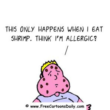 Funny Doctor Cartoon- Think I'm Allergic? 