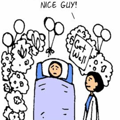 Funny Doctor Cartoon- Nice guys finish last