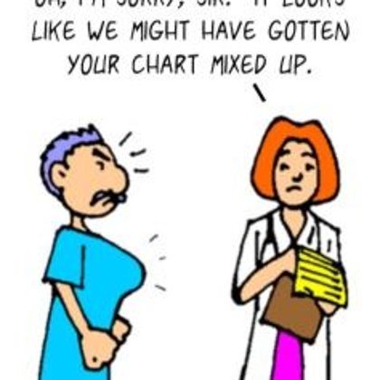 Funny Doctor Cartoon-Doctor's Mistake