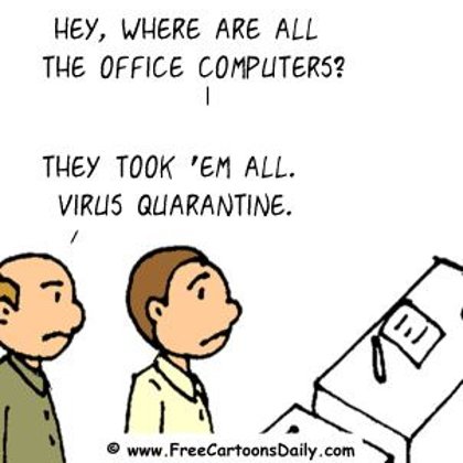 NO MORE OFFICE COMPUTERS 