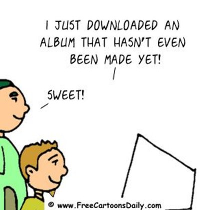 Funny Computer Cartoon- Piracy These Days